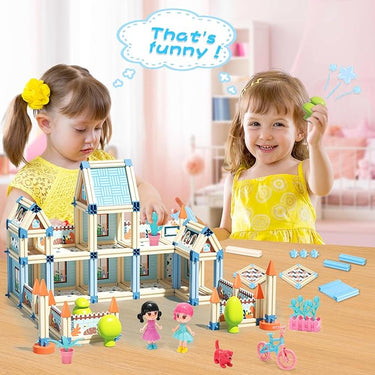 3D PRINCESS CASTLE VILLA DOLL HOUSE BUILDING - 233PCS